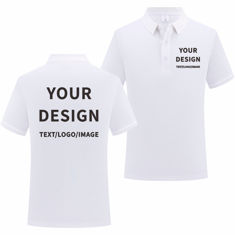 Polo Shirt Pique - Polo d'affaires d'été avec Logo personnalisé,