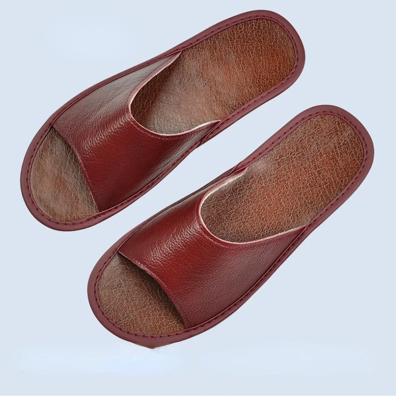 Flip Flop Leather Men - XIHAHA été mode peau de vache