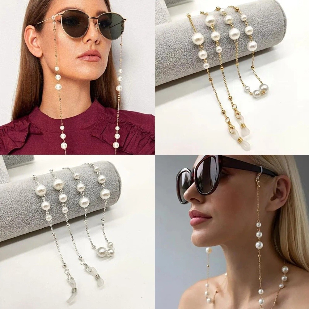 Sunglass Retainer Cord - Chaîne de lunettes tendance en perles,