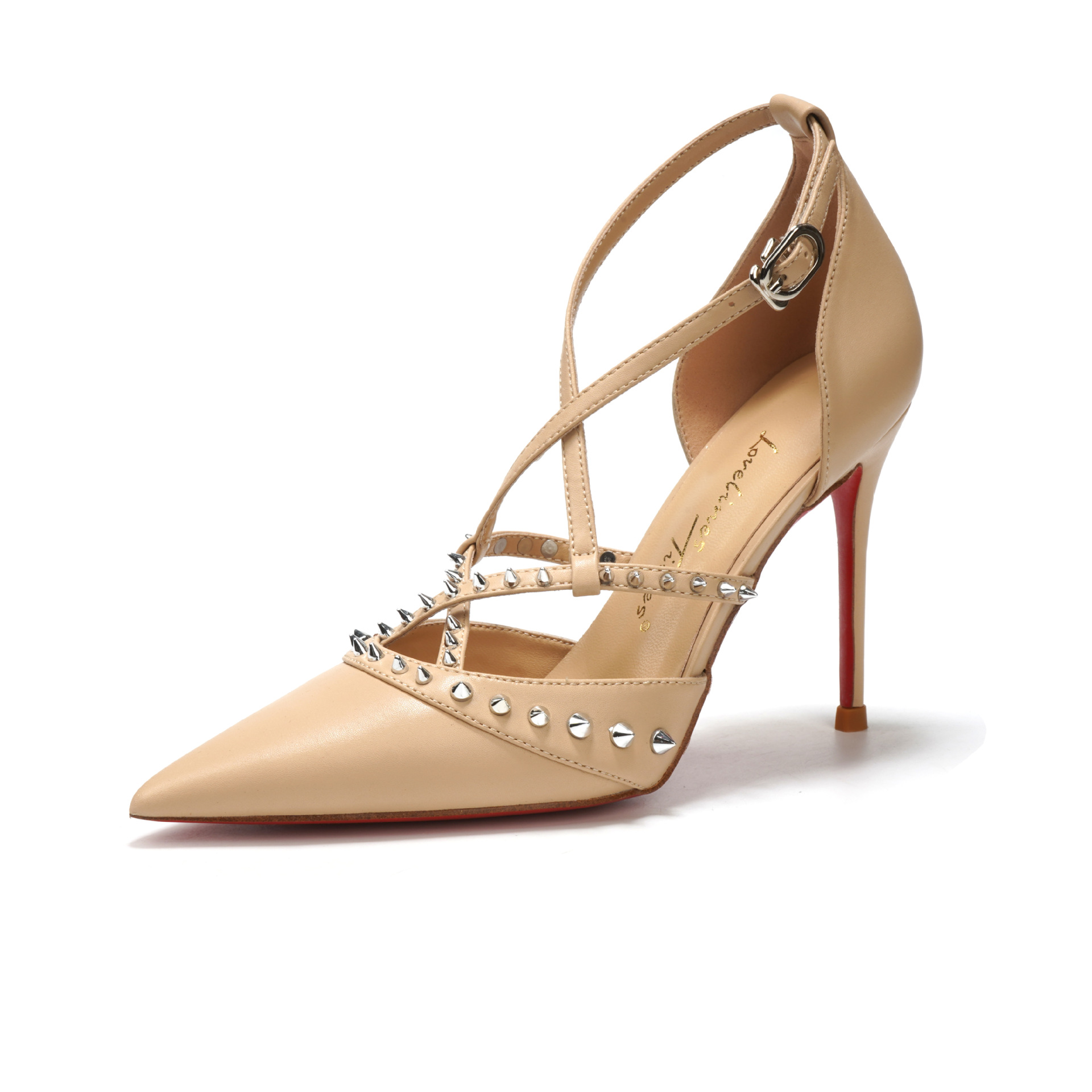 Casual Sandal Leather - Rétro femme chaussures sandales talons aiguilles