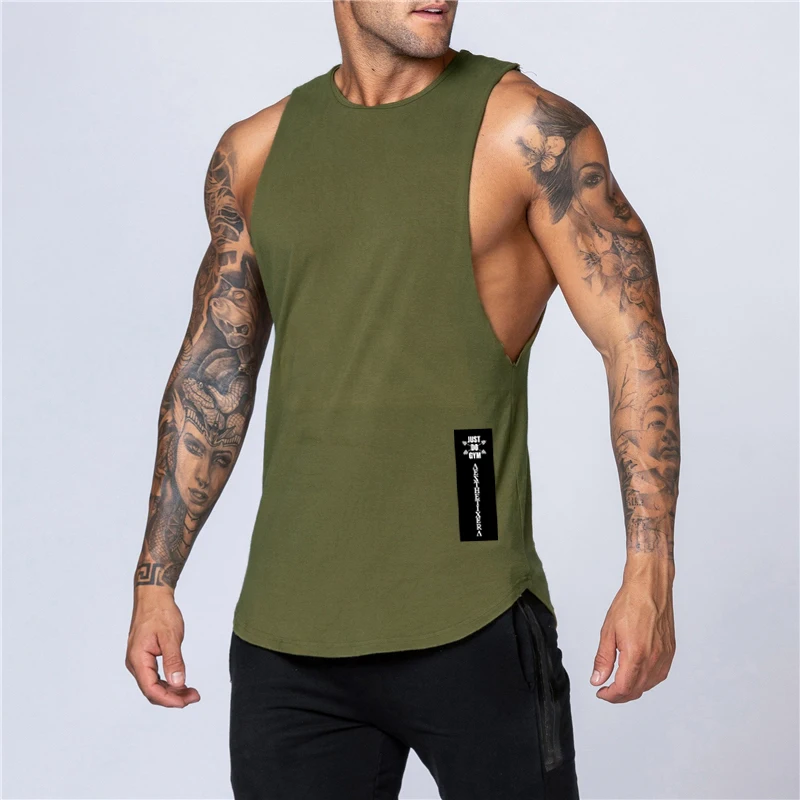 Tank Top Muscle - Débardeur de sport décontracté en coton