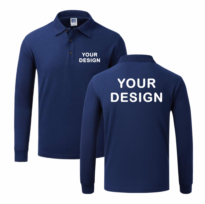 Polo Shirt Pique - Polo à manches longues pour hommes