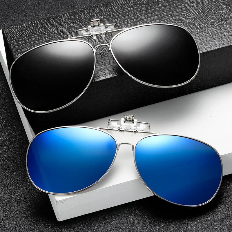 Sunglasses Aviator Polarized - Lunettes de soleil polarisées Clip de