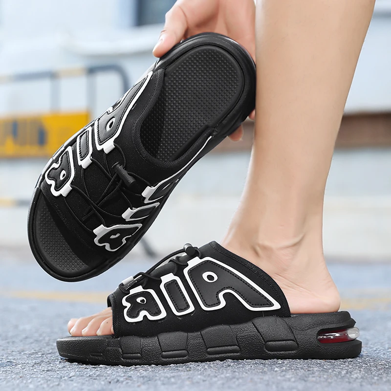 Flip Flop Leather Men - Sandales de plage et d'extérieur pour