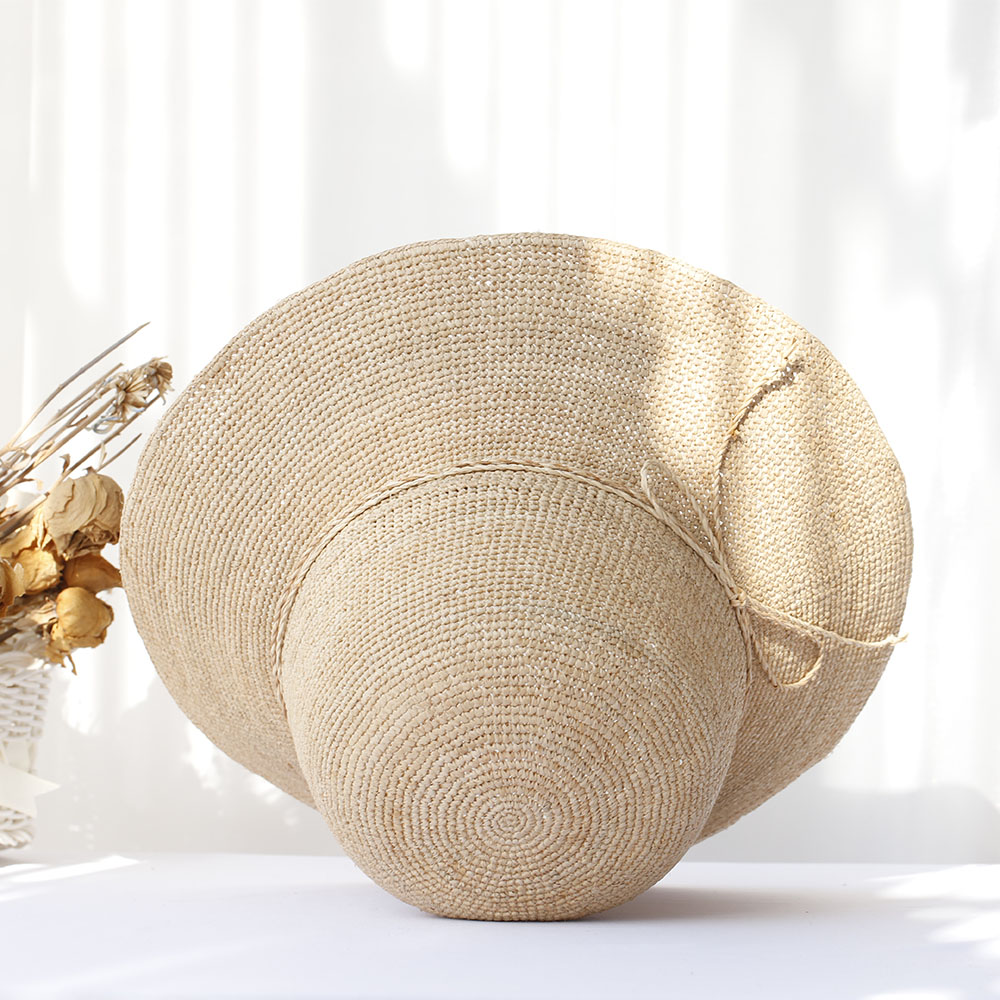 Chapeau de paille en raphia 20 - Bucket Hat Straw avis et prix