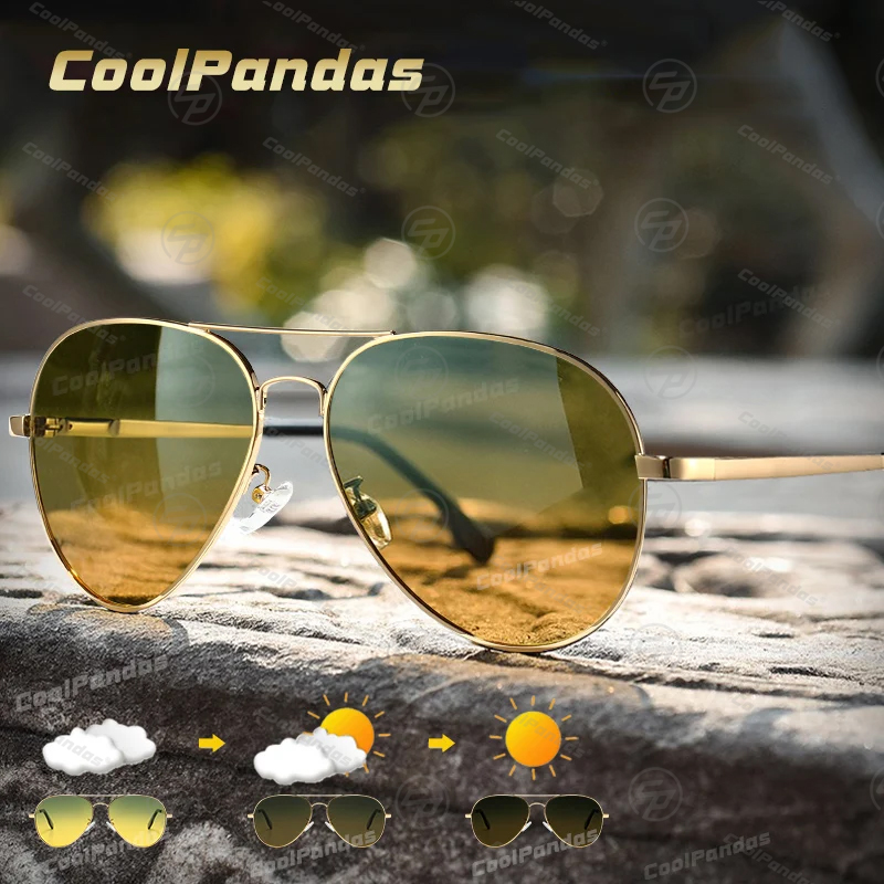 Lunettes de soleil photochromi - Sunglasses Aviator Polarized avis et prix