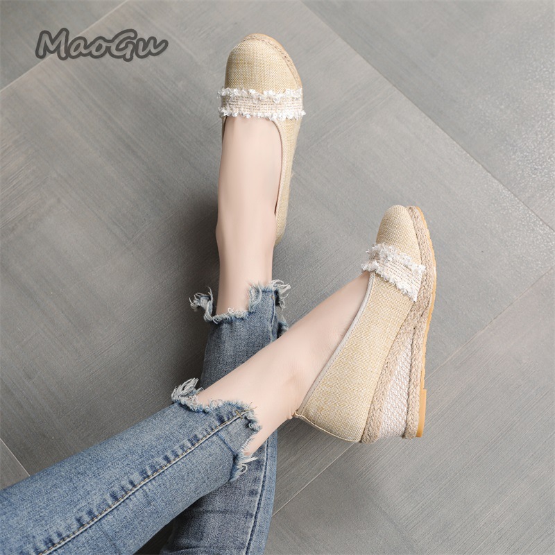 Chaussures compensées espadril - Espadrille Slip On avis et prix