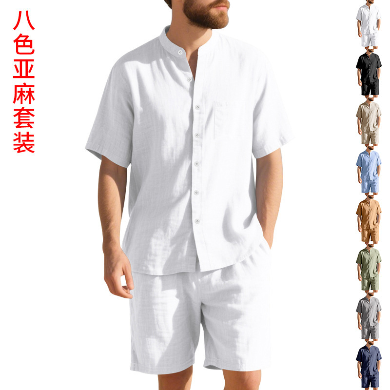 Ensemble de vêtements décontra - Linen Shirt Breathable avis et prix