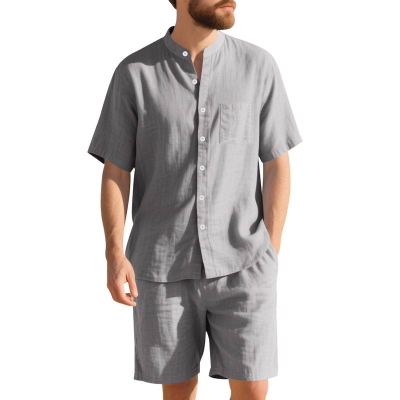 Ensemble de vêtements décontra - Linen Shirt Breathable avis et prix