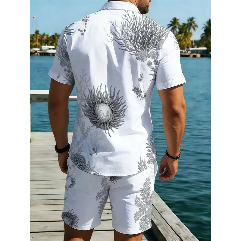 Ensemble chemise et short hawa - Resort Shirt Floral avis et prix