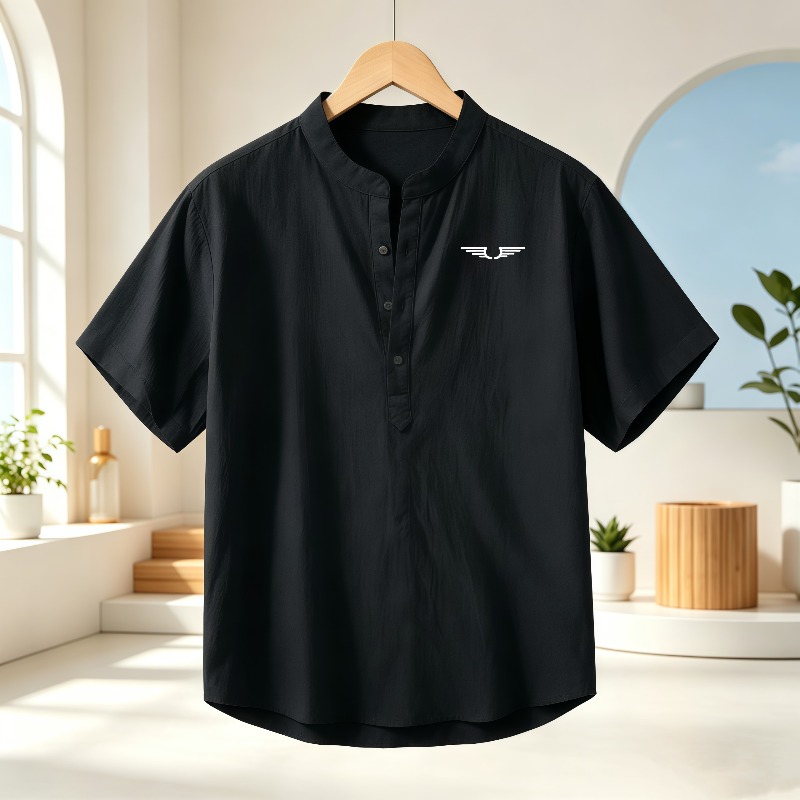 Chemise à manches courtes pour - Linen Shirt Breathable avis et prix