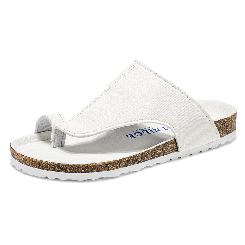 Pantoufles d'été en liège pour - Flip Flop Leather Men avis et prix