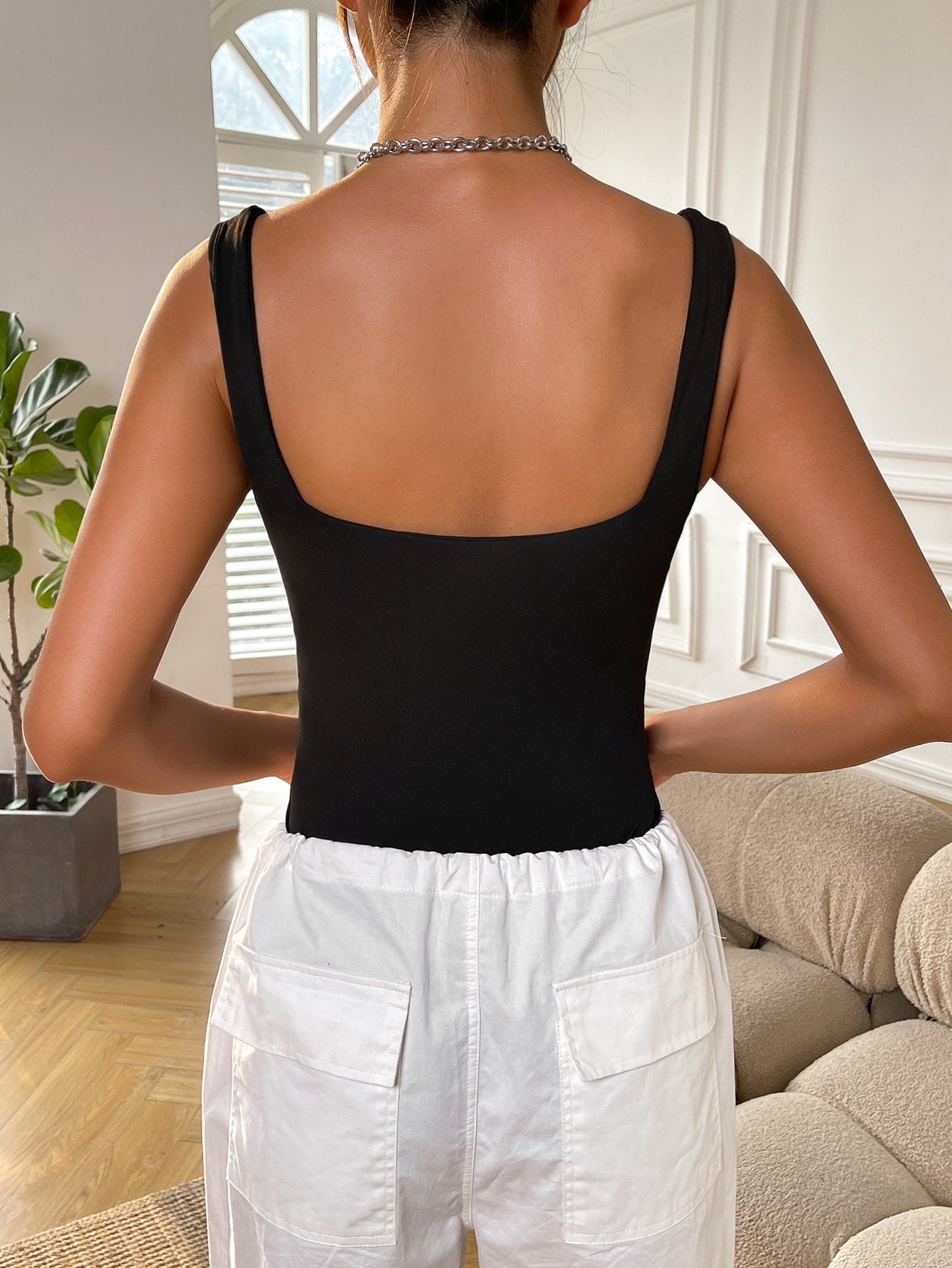 Combinaison sans manches, col  - Shirt Camp Collar avis et prix