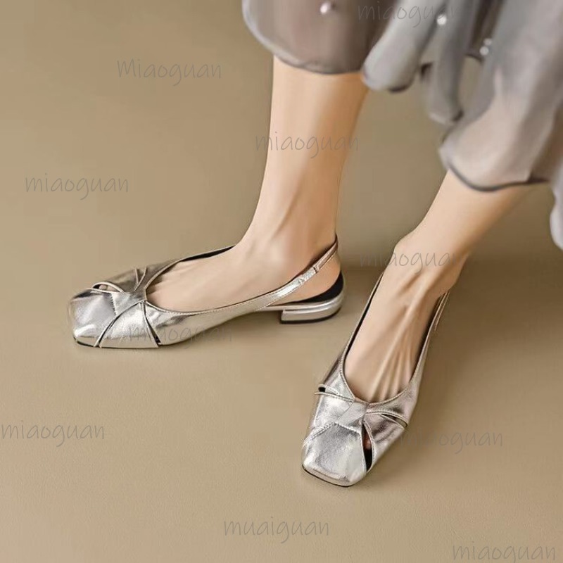 Escarpins à talons bas pour fe - Casual Sandal Leather avis et prix