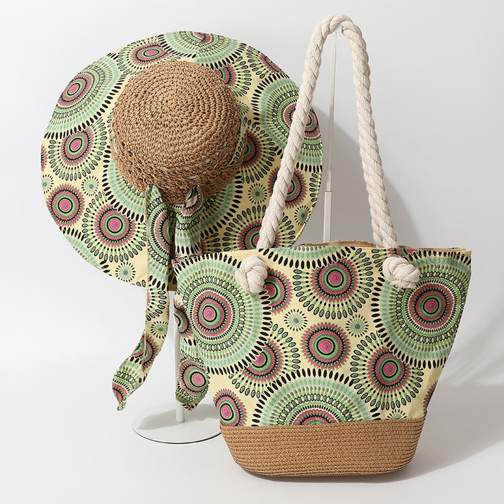Ensemble Chapeau de Soleil Boh - Bucket Hat Straw avis et prix