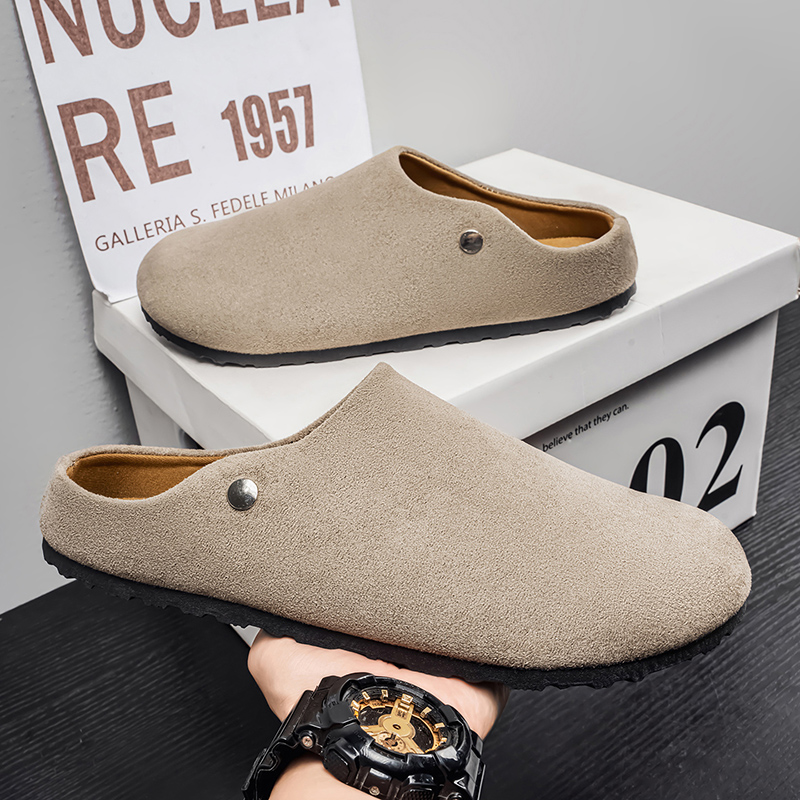 Chaussons en daim pour hommes, - Flip Flop Leather Men avis et prix