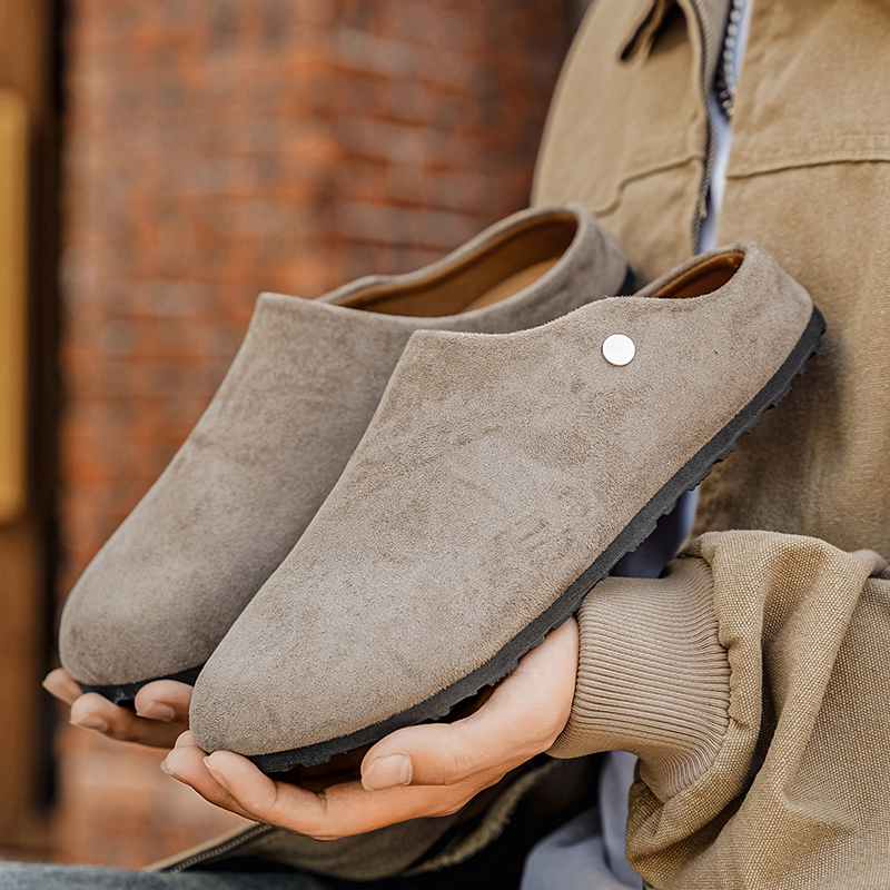 Chaussons en daim pour hommes, - Flip Flop Leather Men avis et prix