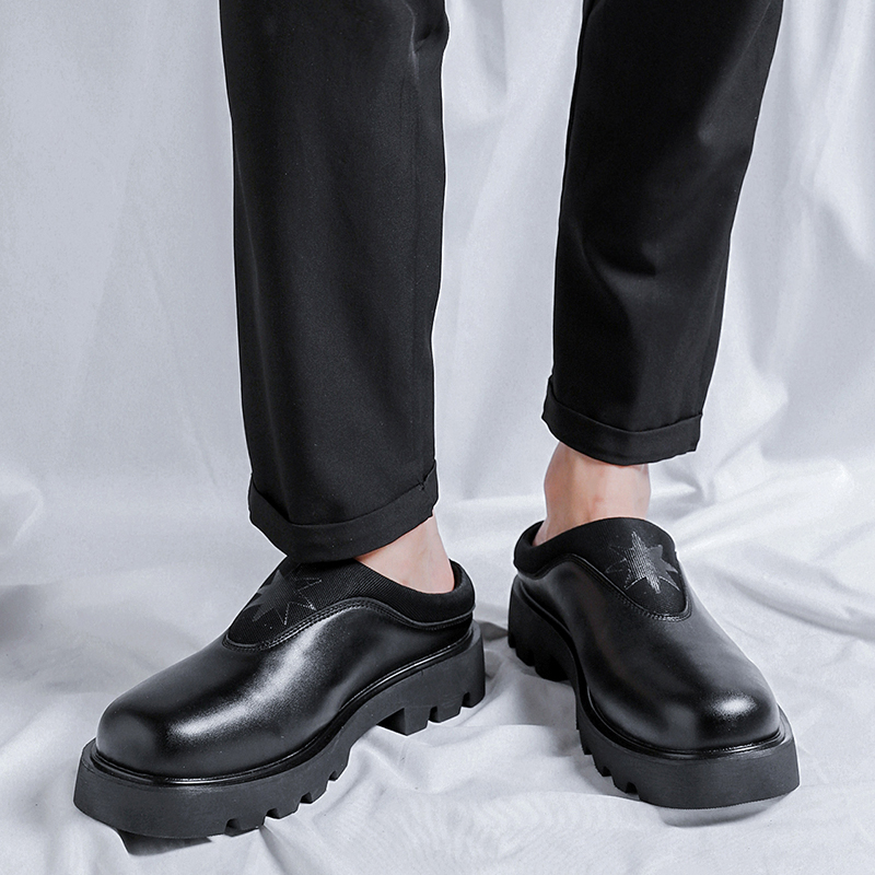 Demi-chaussures à plateforme p - Flip Flop Leather Men avis et prix