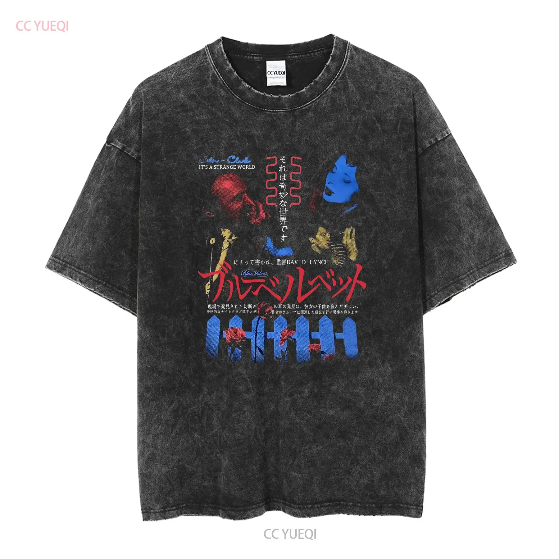 Velours bleu Rucking Fotten Da - Tee Graphic Print avis et prix