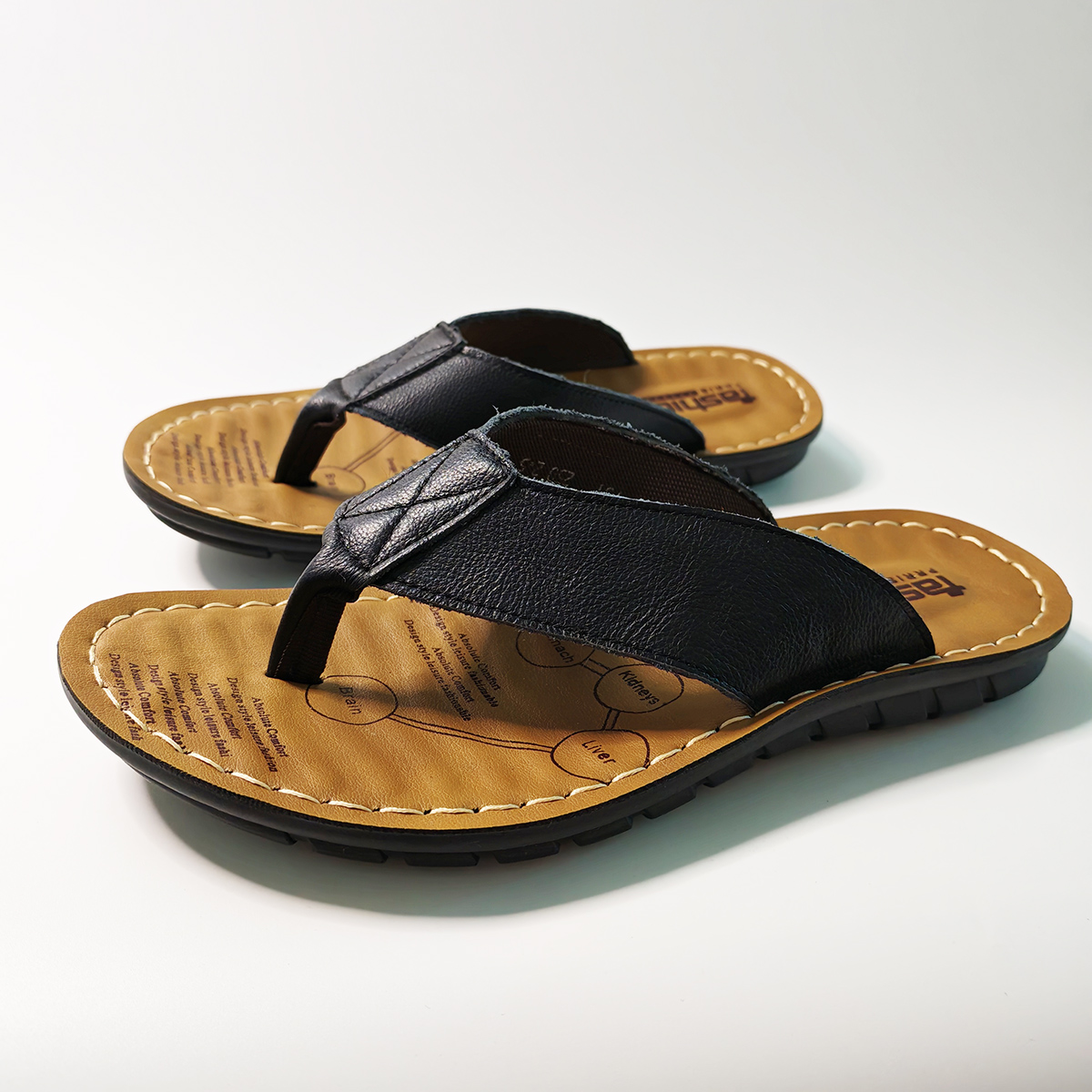Chaussures d'été pour hommes,  - Flip Flop Leather Men avis et prix