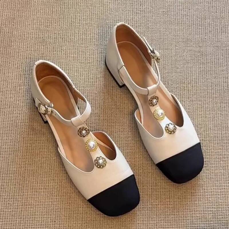 Femmes bout carré sandales à t - Casual Sandal Leather avis et prix
