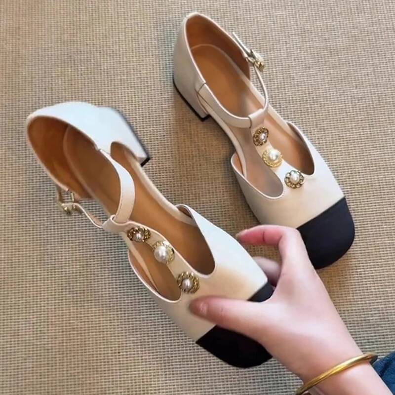 Femmes bout carré sandales à t - Casual Sandal Leather avis et prix