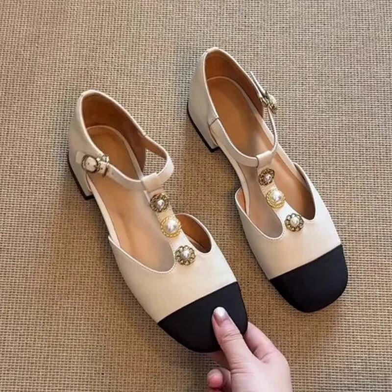 Femmes bout carré sandales à t - Casual Sandal Leather avis et prix
