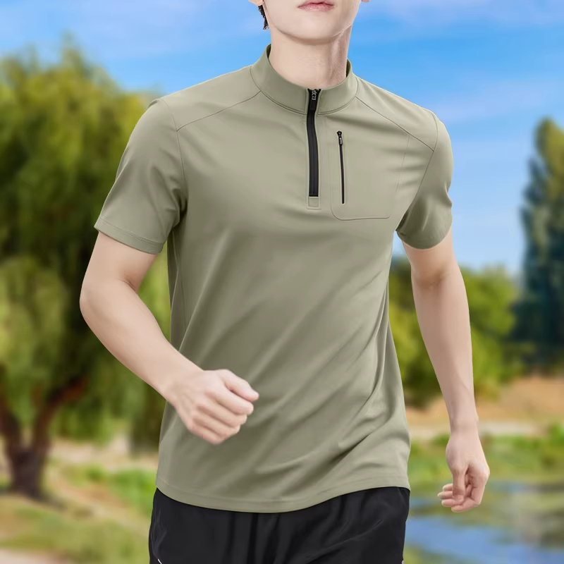 T-shirt Homme à Demi-Zip Exten - Shirt Camp Collar avis et prix