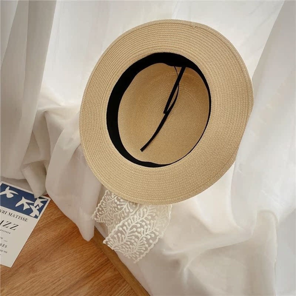 Chapeau de paille élégant à nœ - Bucket Hat Straw avis et prix