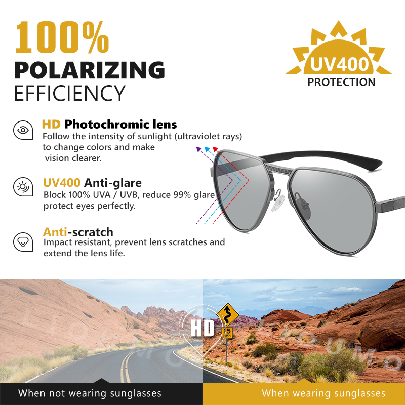 LIOUMO – lunettes de soleil po - Sunglasses Aviator Polarized avis et prix
