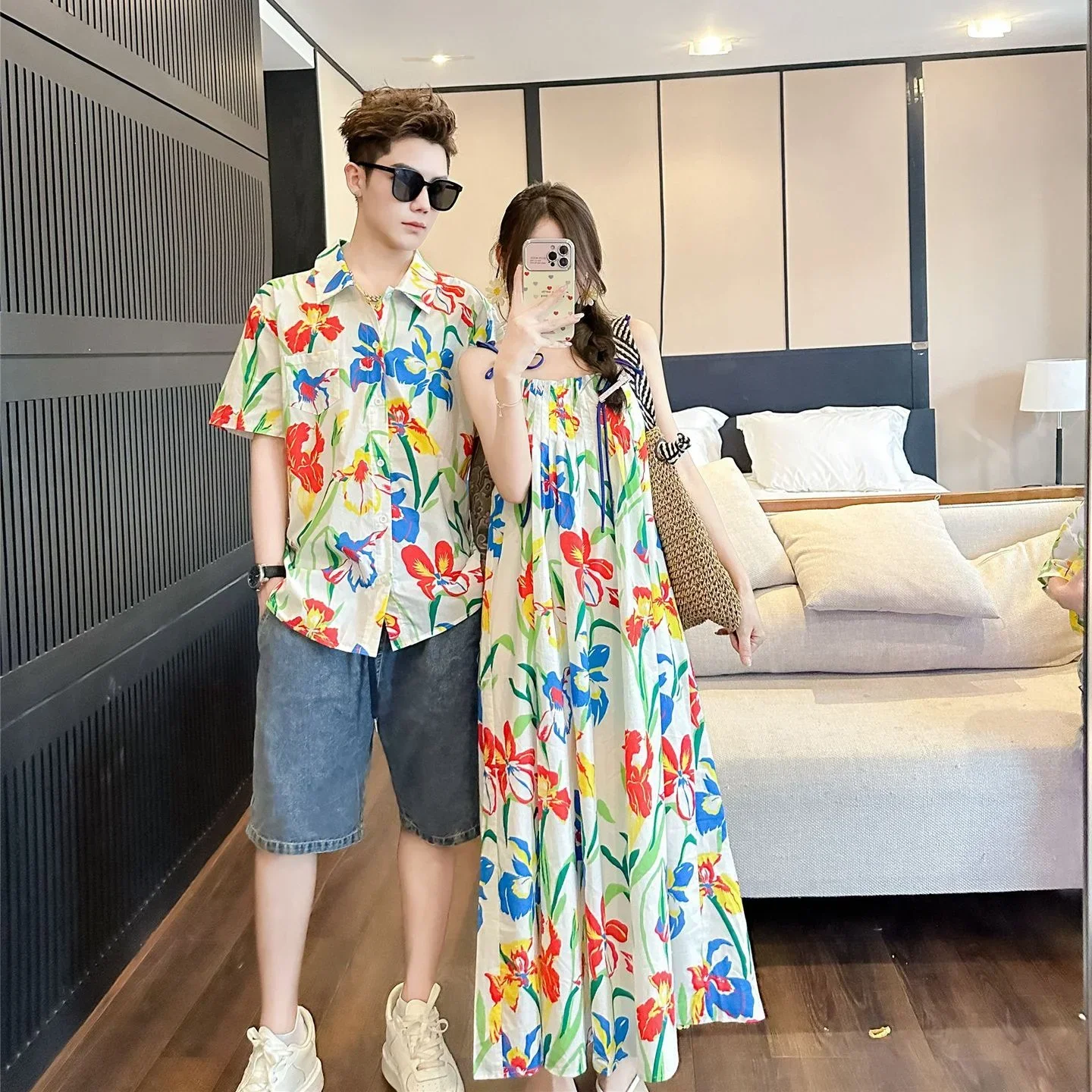 VacationClothes coréen maman e - Resort Shirt Floral avis et prix