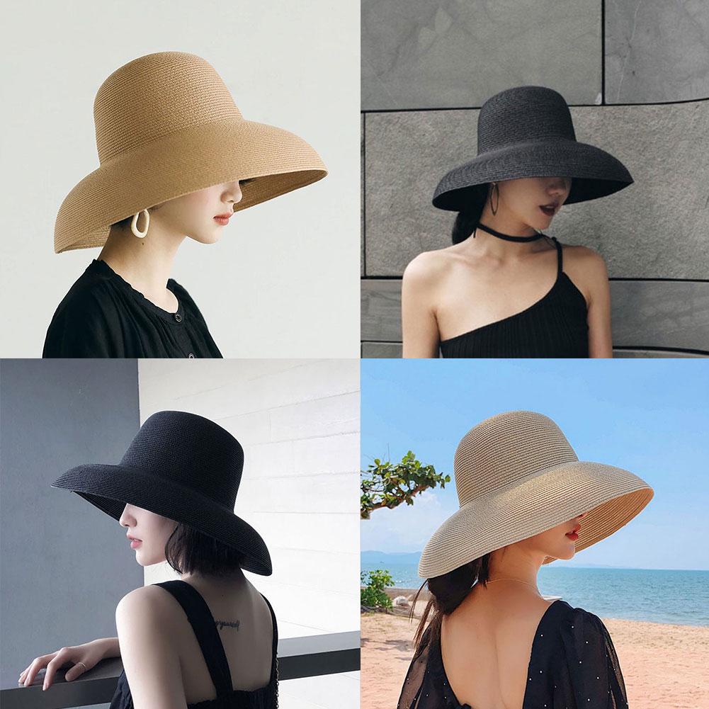 Chapeau de paille à large bord - Bucket Hat Straw avis et prix