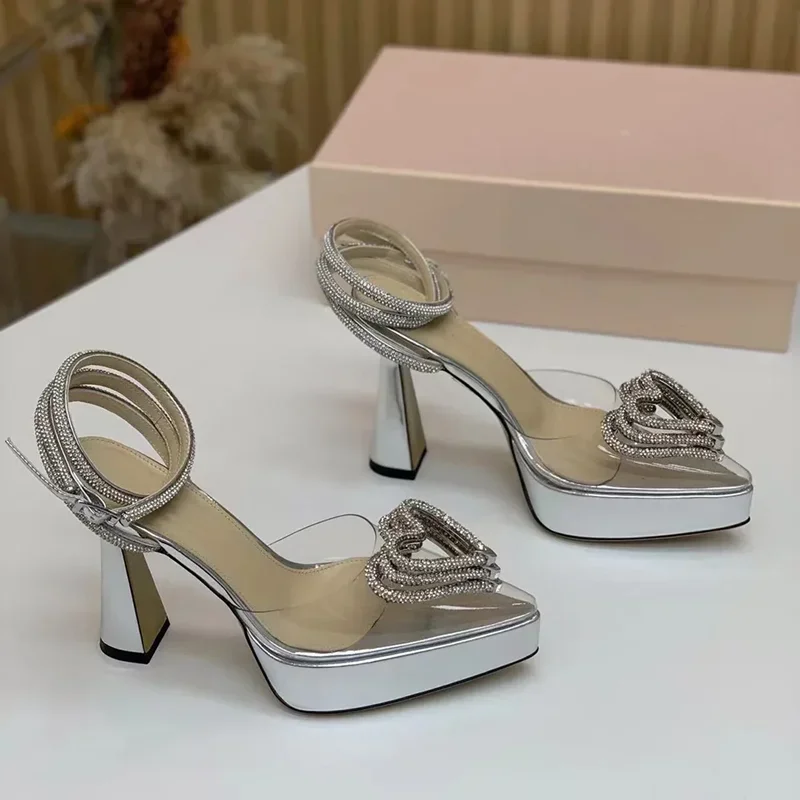 Plate-forme cristal amour déco - Casual Sandal Leather avis et prix