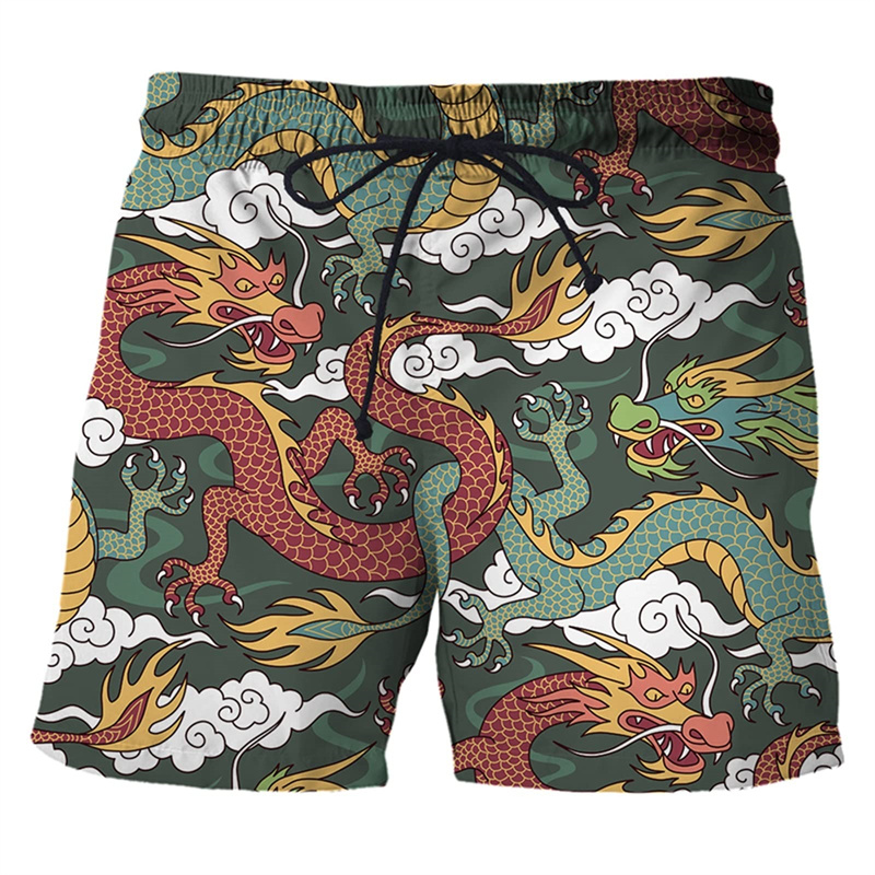 Maillot de bain imprimé dragon - Trunks Board Surf avis et prix