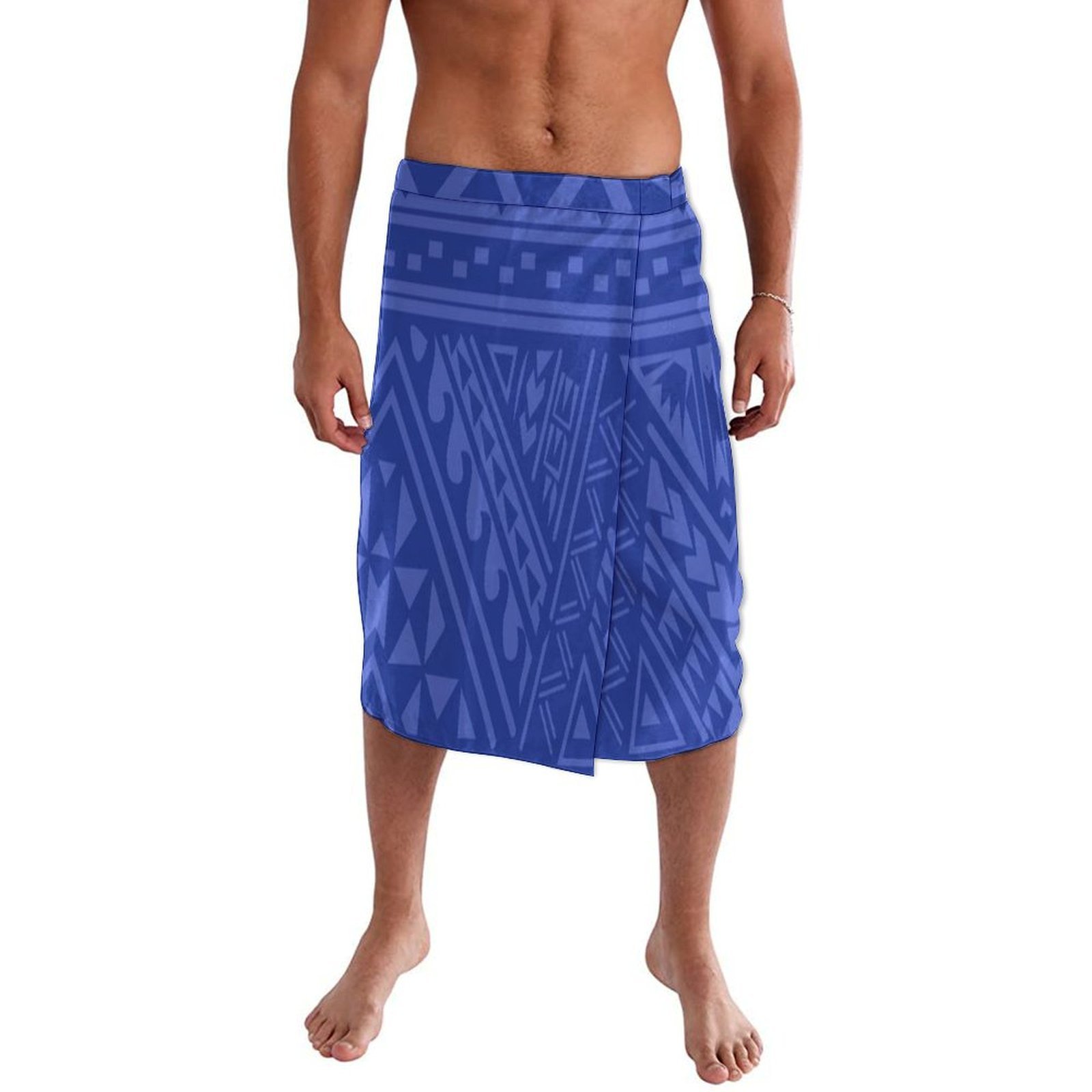 Jupe mi-longue bleue douce per - Sarong Men Wrap avis et prix
