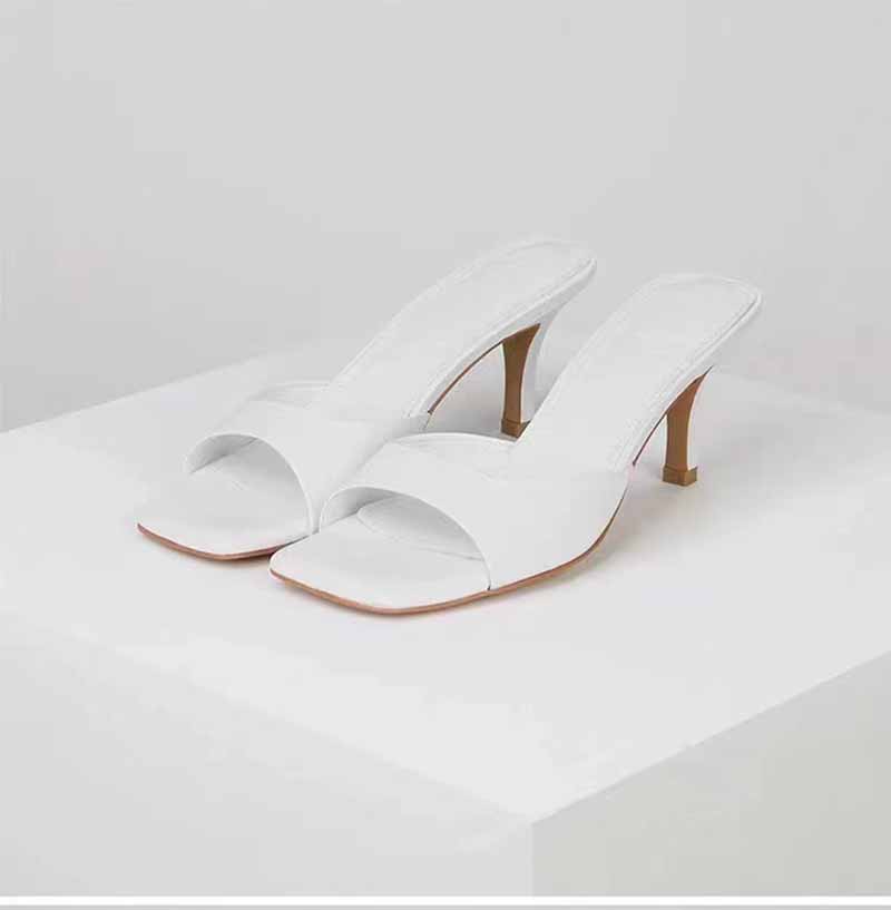Pantoufles d'été en cuir laqué - Casual Sandal Leather avis et prix